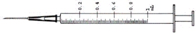 Directions: Calculate the dosages,use labels where provided,and shade in the dosages on the syringe where provided.Round answers to the nearest tenth unless otherwise indicated. Order: Heparin 3,500 units subcut q8h Available:    a.How many milliliters will you administer? _____ mL b.Shade in the dosage on the syringe.   