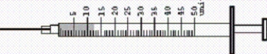 a.12 units in 50-unit syringe   b.12 units in 100-unit syringe  