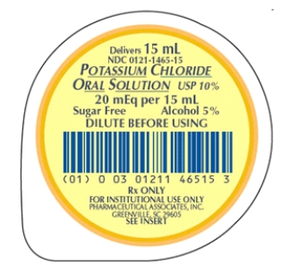 Directions: Calculate the following dosage. Use labels where provided. Round oral liquids to the nearest tenth as indicated. Order: Potassium chloride 40 mEq p.o. every day Available: a. How many milliliters would the client receive? _____ mL b. How many containers are needed? _________ container(s)
