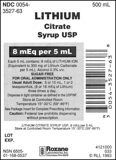 Directions: Calculate the following dosage. Use labels where provided. Round oral liquids to the nearest tenth as indicated. Order: Lithium citrate 0.6 g p.o.b.i.d. Available:     Dosage: _____