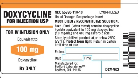 Order: Doxycycline 100 mg IVPB q12h Available: How many milliliters will you administer? __________