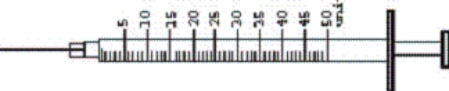 Directions: Calculate the dosage and shade in the dosage on the syringe where provided. Order: Humalog 75/25 U-100 27 units subcut at 7:30 AM Available: What will you administer using this syringe? _____ Shade in the appropriate dosage on the syringe.