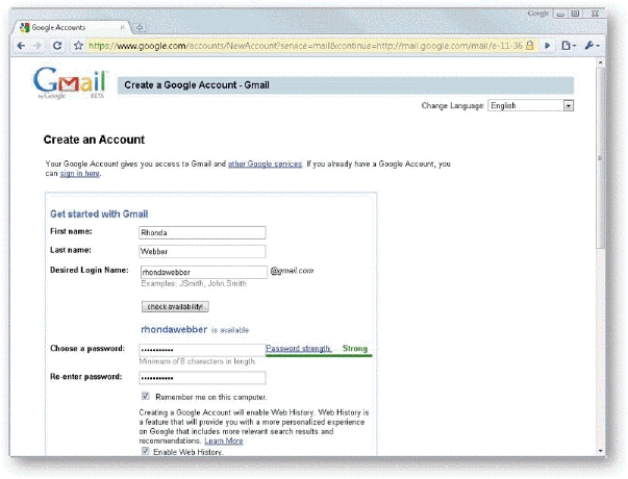 -Password strength, shown in the accompanying figure, is a measure of how well a password resists being discovered.