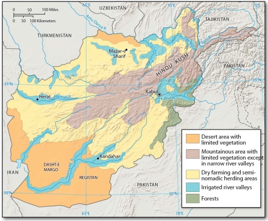   Part of Afghanistan's border with Tajikistan is formed by the ________ River. A)  Kabul B)  Panj C)  Helmand D)  Hairud