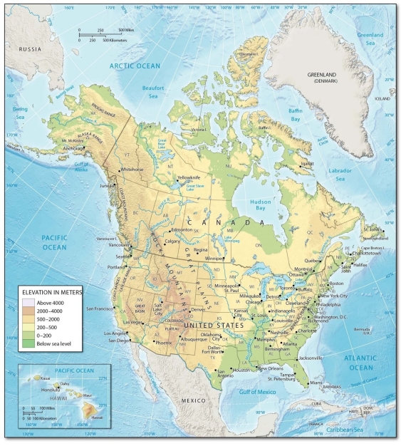   - The Great Plains are to the east of the Rocky Mountains in Canada.