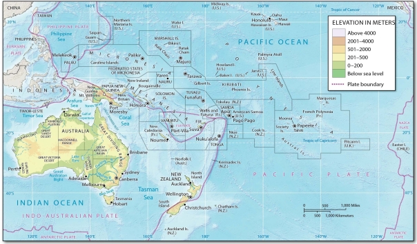   - Niue and Cook Island are among the possessions of ________ in the Pacific Ocean. A)  New Zealand B)  the United States C)  the United Kingdom D)  Chile