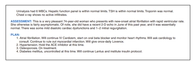 Read and critically analyze the admission H&P for G.M. shown in Figure 10-11. Answer the questions that follow.     Figure 10-11 Admission H&P for G.M -Is this a medical or surgical admission?<div style=padding-top: 35px> 
