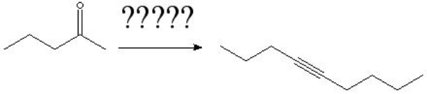 What is the correct order of reagents needed for the following reaction?   A)  1)  3 eq. NaNH<sub>2</sub> 2)  PCl<sub>5</sub> 3)  Butyl chloride B)  1)  PCl<sub>5</sub> 2)  3 eq. NaNH<sub>2</sub> 3)  Butyl chloride C)  1)  PCl<sub>5</sub> 2)  Butyl chloride 3)  3 eq. NaNH<sub>2</sub> D)  1)  3 eq. NaNH<sub>2</sub> 2)  Butyl chloride 3)  PCl<sub>5</sub>