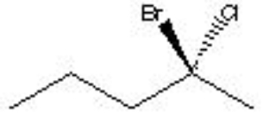 Using the priorities assigned to carbon 2, what is the stereochemical designation of carbon 2?   A)  R B)  S C)  neither