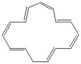 <strong>Which of the following describes the molecule? </strong> A) Cumulated B) Conjugated C) Isolated