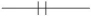 Which of the following graphical symbols represents a minimum cardinality of zero and a maximum cardinality of one? A)    B)    C)    D)   