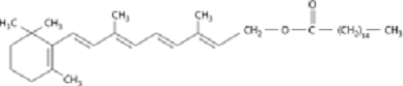 ​Instructions: Use the molecules below to answer the next three questions. A)    B)    C)    D)   -Which is molecule is retinoic acid? A) A B) B C) C D) D