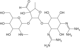 Identify the antibiotic shown below and illustrate how it functions to inhibit bacterial cell growth.   