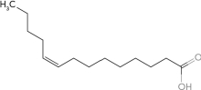 Using common nomenclature, name the following fatty acid structures. a. b. c.