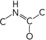 <strong>Which represents the correct arrangement of bonding in a peptide bond?</strong> A) B) C) D)
