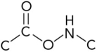 <strong>Which represents the correct arrangement of bonding in a peptide bond?</strong> A) B) C) D)