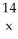 In the symbol shown below,x = ________.   C A) 7 B) 13 C) 12 D) 6 E) not enough information to determine