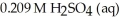 A titration reached the equivalence point when 16.1 mL of   was added to   of NaOH (aq) of unknown concentration.What is the concentration (M) of this unknown NaOH solution? A) 0.561 B) 80.8 C) 0.280 D) 0.140 E) 3.21