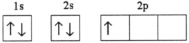 Which electron orbital diagram represents a violation of the Aufbau principle? A)    B)    C)    D)    E)   