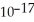 Electromagnetic radiation with a wavelength of 641 nm appears as orange light to the human eye.The energy of one photon of this light is 3.10 ×   J.Thus,a laser that emits   of energy in a pulse of light at this wavelength produces ________ photons in each pulse. A) 2.4 ×   B) 6.3 × 10<sup>-24</sup> C) 2.7 ×   D) 4.2 ×   E) 6.5 ×  