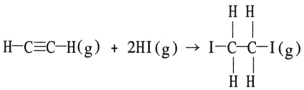 Using the table of average bond energies below,the ΔH for the reaction is ________ kJ.   Bond: C≡C C-C H-I C-I C-H D (kJ/mol) : 839 348 299 240 413 A) +160 B) -160 C) -217 D) -63 E) +63