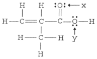 What is the hybridization of the carbon atom attached to the two oxygen atoms in the structure below?   A) sp<sup>3</sup> B) sp C) sp<sup>3</sup>d<sup>2</sup> D) sp<sup>2</sup> E) sp<sup>3</sup>d
