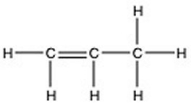There is/are ________ π bond(s) in the molecule below.   A) 7 B) 6 C) 2 D) 1 E) 0