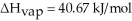 The enthalpy change for converting 1.00 mol of ice at -25.0 °C to water at 50.0 °C is   The specific heats of ice,water,and steam are     and   respectively.For   O,Δ   = 6.01 kJ/mol,and   . A) 12.28 B) 6.27 C) 10.71 D) 4709 E) 8.83