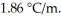 Calculate the freezing point of a solution containing 20 grams of KCl and 2200.0 grams of water.The molal-freezing-point-depression constant (   ) for water is   (Assume 100% ionization of KCl.)  A) -0.45 °C B) +0.45 °C C) -0.23 °C D) +0.23 °C E) 1.23 °C