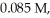 The half-life of a first-order reaction is 13 min.If the initial concentration of reactant is   it takes   for it to decrease to 0.055 M. A) 8.2 B) 11 C) 3.6 D) 0.048 E) 8.4