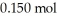 Calculate the pH of a solution prepared by dissolving   of benzoic acid and   of sodium benzoate in water sufficient to yield   of solution.The K<sub>a</sub> of benzoic acid is   A) 2.516 B) 3.892 C) 4.502 D) 10.158 E) 4.195