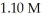 The pH of a solution prepared by dissolving 0.350 mol of acid in   of   of conjugate base is ________.The K<sub>b</sub> for the conjugate base is   (Assume the final volume is 1.00 L.)  A) 11.23 B) 1.66 C) 11.14 D) 2.77 E) none of the above