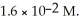 The solubility of lead (II) chloride (PbCl<sub>2</sub>) is   What is the K<sub>sp</sub> of PbCl<sub>2</sub>? A) 5.0 × 10<sup>-4</sup> B) 4.1 × 10<sup>-6</sup> C) 3.1 × 10<sup>-7</sup> D) 1.6 × 10<sup>-5</sup> E) 1.6 × 10<sup>-2</sup>