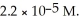 The solubility of manganese (II) hydroxide (Mn(OH) <sub>2</sub>) is   What is the K<sub>sp</sub> of Mn(OH) <sub>2</sub>? A) 1.1 × 10<sup>-14</sup> B) 4.3 × 10<sup>-14</sup> C) 2.1 × 10<sup>-14</sup> D) 4.8 × 10<sup>-10</sup> E) 2.2 × 10<sup>-5</sup>