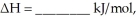 For a given reaction,ΔS = +69.0 J/mol∙K,and the reaction is spontaneous at temperatures above the crossover temperature,   The value of   assuming that ΔH and ΔS do not vary with temperature. A) 30.3 B) -30.3 C) 1.57 × 10<sup>-4</sup> D) -1.57 × 10<sup>-4</sup> E) 6.36 × 10<sup>-3</sup>