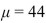 <strong>Use technology to solve the following problem: The lifetime of a certain type of automobile tire (in thousands of miles) is normally distributed with mean and standard deviation . What Proportion of tires have lifetimes of less than 49 thousand miles?</strong> A) 0.1056 B) 0.4472 C) 0.8944 D) 0.5528