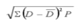 The standard deviation can be defined as . B) C) D)