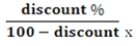 The cost of NOT taking a discount is higher for terms of 2/10, net 60 than for 2/10, net 30. Cost of failing to take discount =