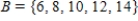 Find   , the intersection of sets A and B. ​   and   ​ A)    B)    C)    D)    E)   