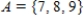 Assume that   and that U is the universal set of natural numbers less than 11. Find A'. ​ A)    B)    C)    D)    E)   