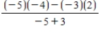 Evaluate the following expression. ​   ​ A) 13 B) 7 C) -13 D) -7 E) -9