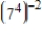 Use the rules of exponents to simplify the expression. ​   ​ A)    B)    C)    D)    E)   