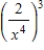 Use the rules of exponents to simplify the expression. ​   ​ A)    B)    C)    D)    E)   