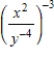 Compute and simplify so that only positive exponents remain. ​   ​ A)    B)    C)    D)    E)   