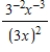 Compute and simplify so that only positive exponents remain. ​   ​ A)    B)    C)    D)    E)   