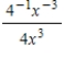 Compute and simplify so that only positive exponents remain. ​   ​ A)    B)    C)    D)    E)   