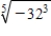 Evaluate the following expression if it represents a real number. ​   ​ A) 8 B) 4 C) -8 D) -4 E) not a real number