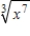 Replace the radical with a fractional exponent. Do not simplify. ​   ​ A)    B)    C)    D)    E)   