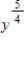 Write the expression in radical form. Do not simplify. ​   ​ A)    B)    C)    D)    E)   