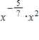 Use the properties of exponents to simplify the expression so that only positive exponents remain. ​   ​ A)    B)    C)    D)    E)   